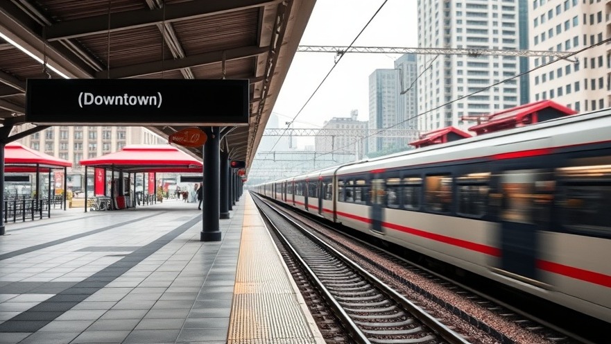 Austin's modern rail station highlighting transportation changes for living in Austin.
