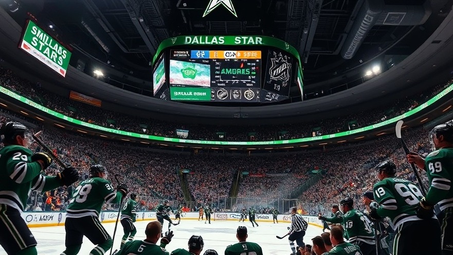 Intense Dallas Stars highlights in an indoor NHL arena with a cheering crowd.