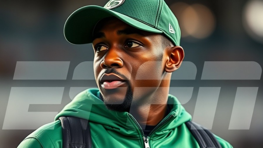 Focused black man in a sports jacket, reflecting emotional instability amid Michigan football scandal.