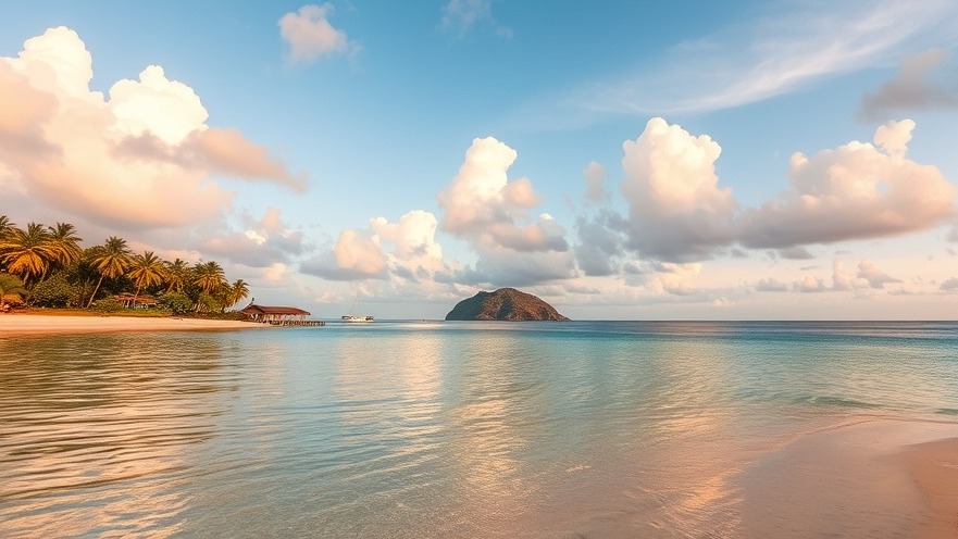 Tropical island paradise showcasing Tonga earthquake response and disaster preparedness.