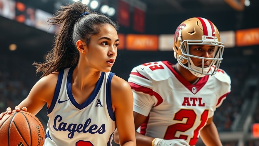 Dynamic action shot of athletes in competition highlighting domestic violence in sports.