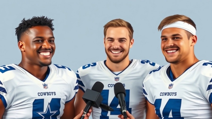 Dallas Cowboys players interviewed with Thanksgiving football highlights.