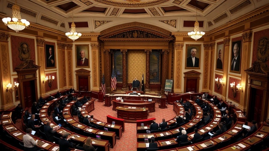 US Senate chamber discussing SNAP benefits in New Mexico politics