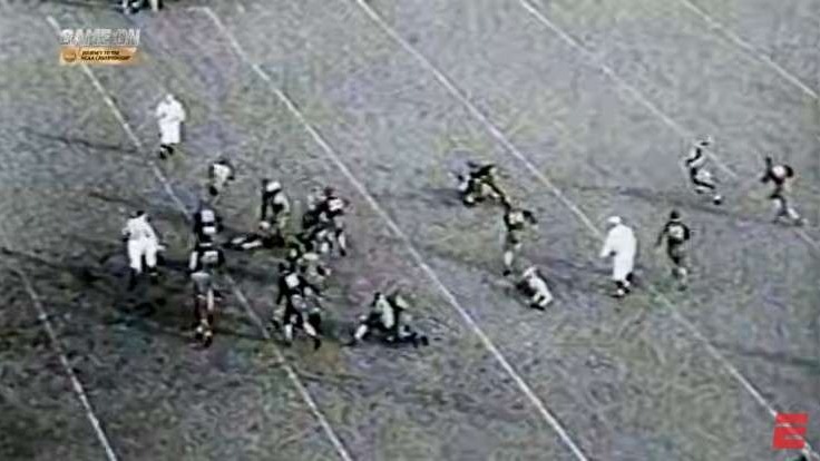 Vintage Ivy League football game highlighting history and revival.