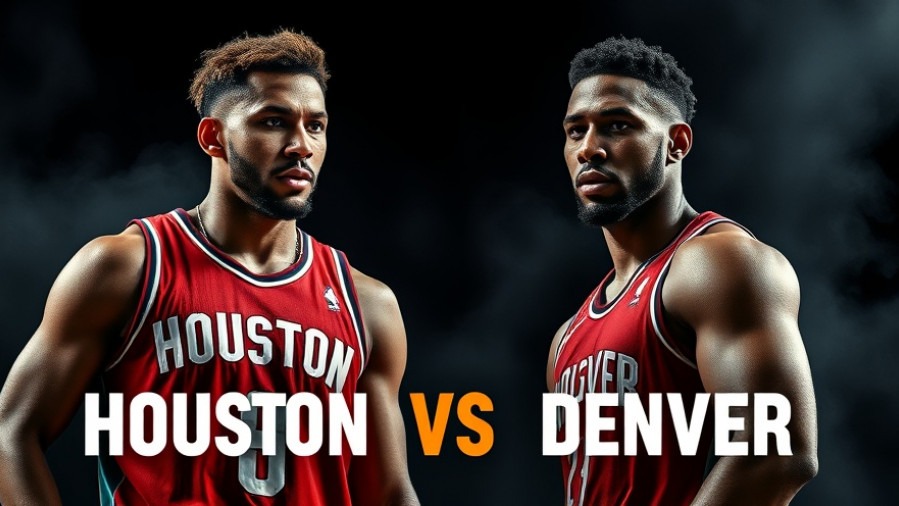 Intense NBA game highlights: Rockets vs Nuggets recap, showcasing players' determination.