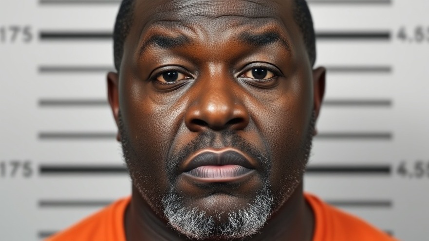 Mugshot of a big black man related to Dallas health care fraud case.