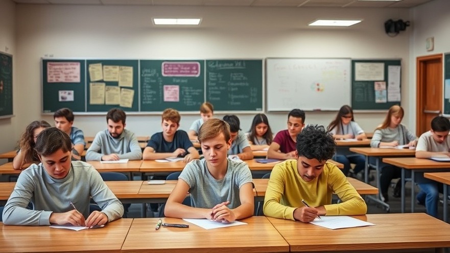 Classroom setting highlighting Texas parental consent laws for student welfare.