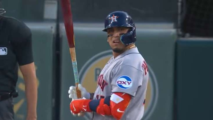 Astros vs Athletics game highlights promotional image