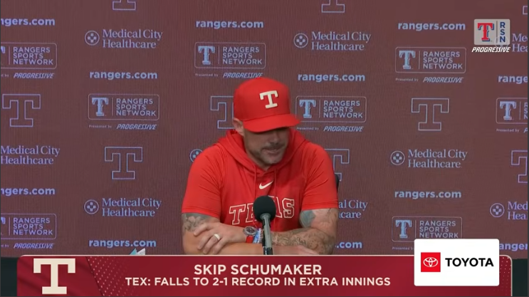Baseball coach addressing bullpen struggles in conference