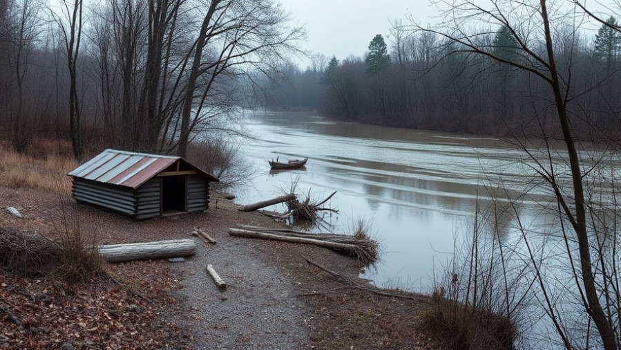 Abandoned day camp highlighting Texas camp safety regulations post-Kerr County flood incident.