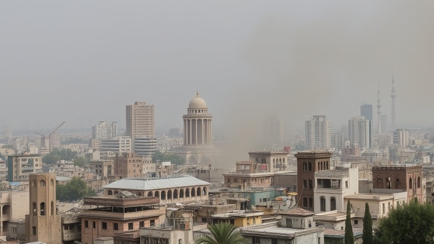 Bombed-out city of Tehran illustrating the Iran conflict analysis and US military strategy.