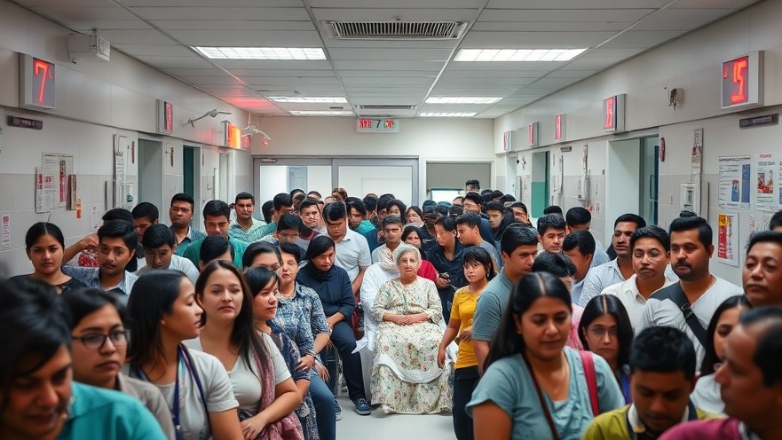 Crowded Texas hospital ER showing the impact of immigration on healthcare costs.