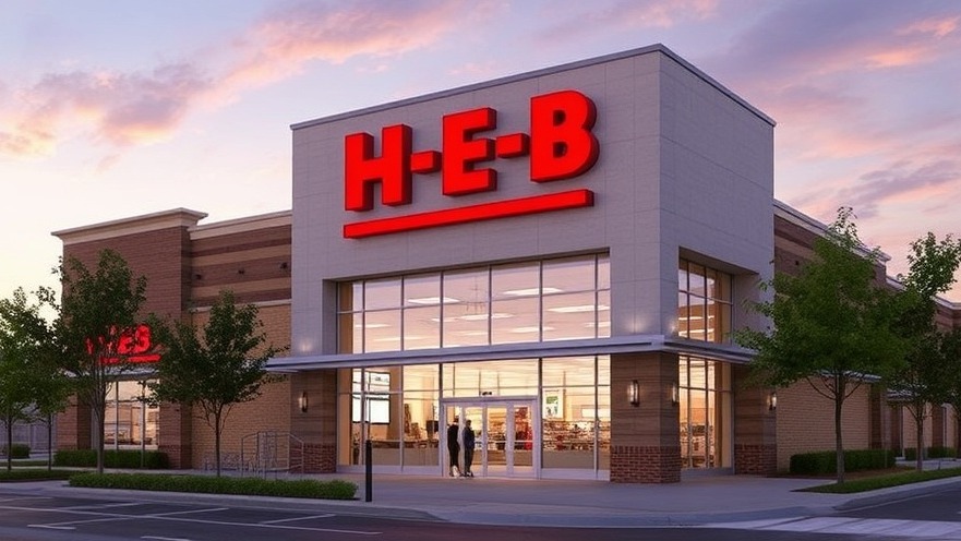 H-E-B files construction permit in Dallas for 2028 opening, local business update.