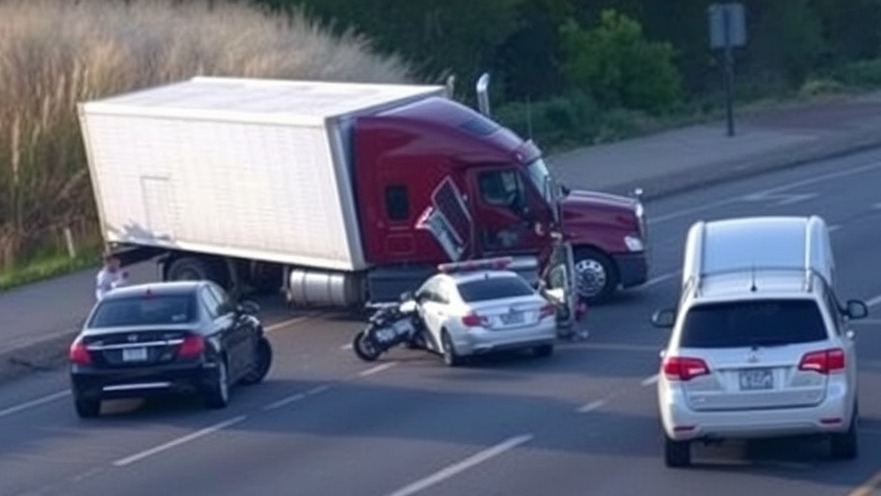 Houston breaking news: multi-vehicle crash with 18-wheeler in Harris County.