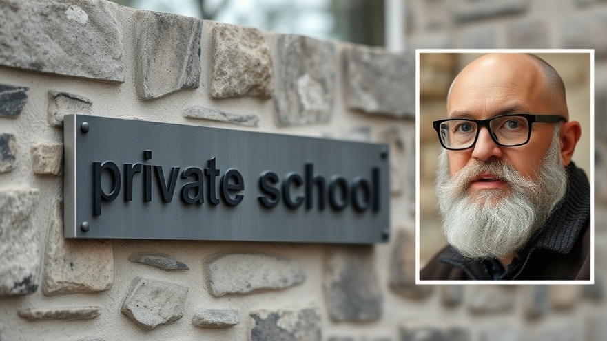 Private school sign on stone wall, featured in Dallas education news.