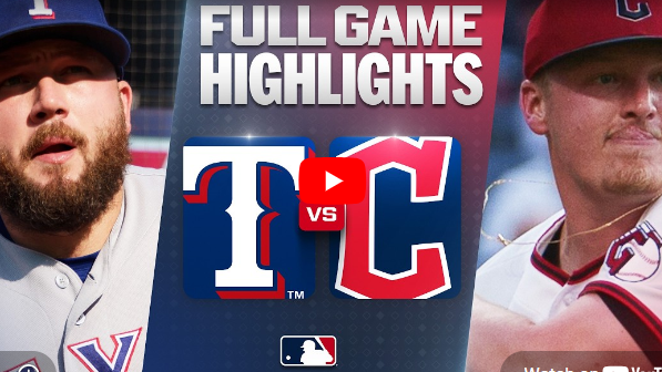 Texas Rangers vs. Cleveland Guardians game highlights