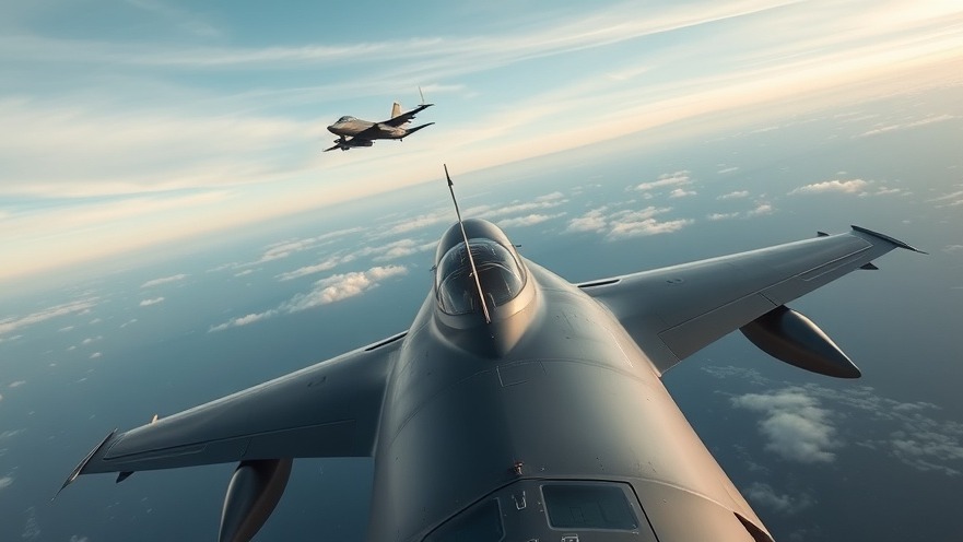 Aerial view of military aircraft highlighting North Korea sanctions and geopolitical dynamics.