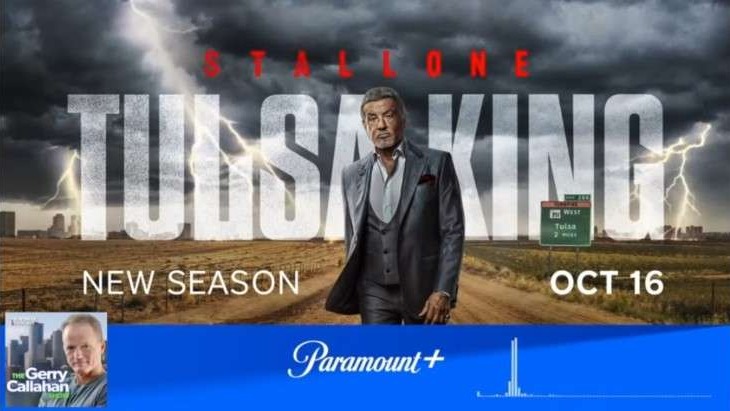 Tulsa King Season 2 news discussed on podcast cover.