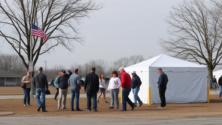 Polling site for Tarrant County voting news in Texas elections 2025.