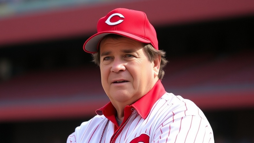 Pete Rose, Cincinnati Reds manager, embodying baseball history and the Pete Rose controversy.