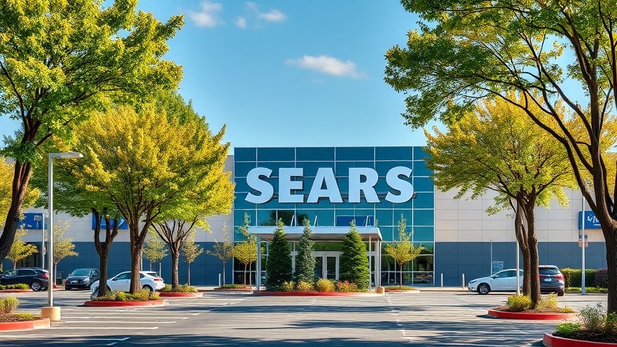 Modern SEARS sign in vibrant Dallas, showcasing small business support and investment opportunities.