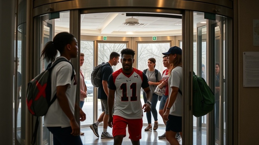 Student athletes navigating player transfer dynamics in college athletics.