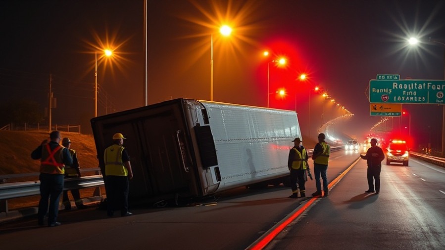 Overturned 18-wheeler on San Antonio highway: Traffic news & local safety discussions.