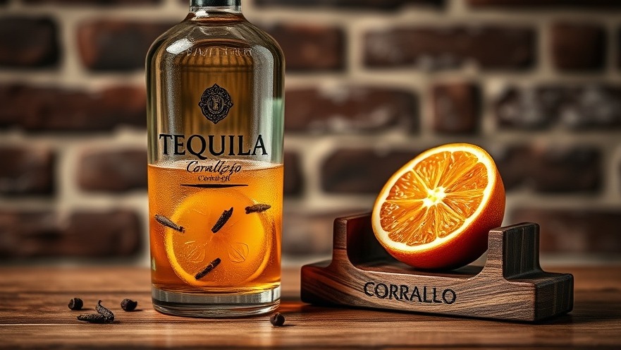 Elegant cocktail presentation with Corralejo tequila for Hispanic Heritage Month cocktails.