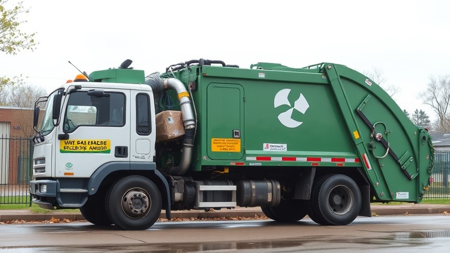 Smart cities technology enhancing garbage truck efficiency amid surveillance technology concerns.
