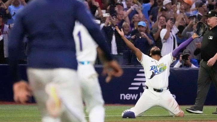 Tampa Bay Rays celebrate World Series 2026 victory on the field.