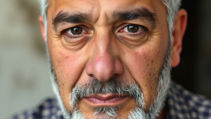 Mohammad Dawood Alokozay's pockmarked face, reflecting Dallas news today.