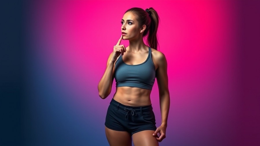 Informative visual on how to burn inner thigh fat, highlighted by contrasting thigh visuals and a pointing figure.