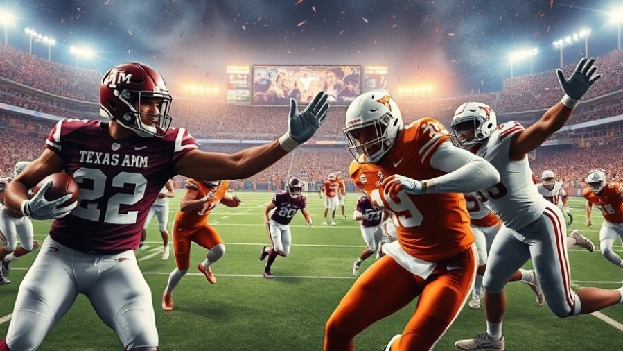 Intense college football rivalry: Arch Manning performance in Aggies Longhorns game.