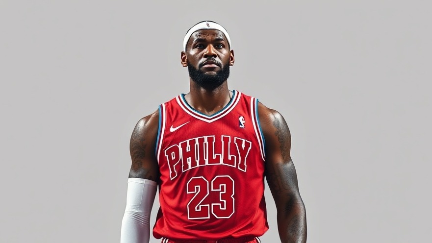 LeBron James in a Philly jersey, fueling 76ers championship hopes for 2026.