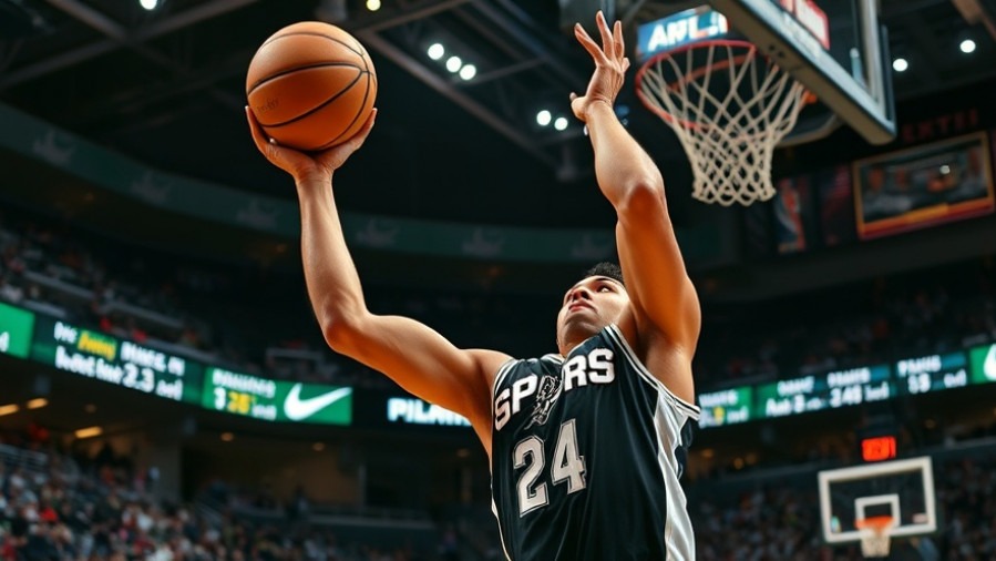 Intense jump shot by SPURS player, showcasing Kings chemistry in NBA Season 2023.