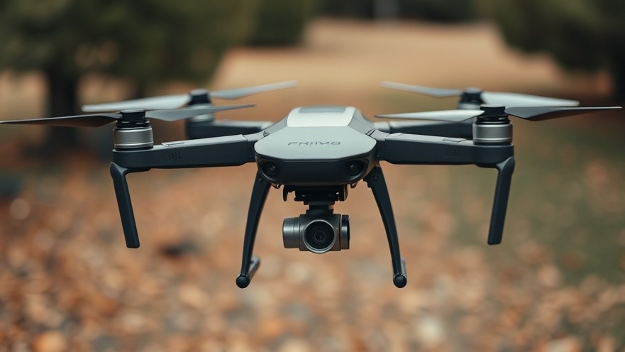 Closeup of a drone showcasing military technology for national security.
