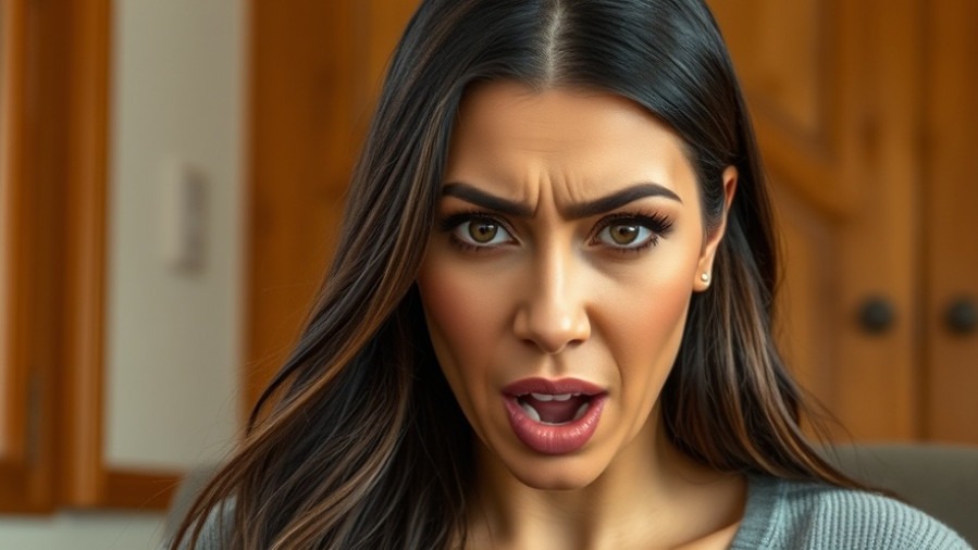 Kim Kardashian displays resilience amidst bar exam challenges in a lifelike portrait.