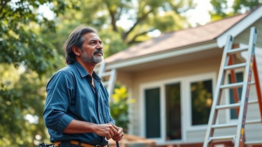 Native American man embodies holistic wellness in outdoor construction, promoting community health.