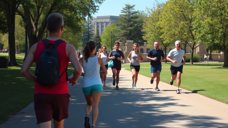 Warm day in Austin with people in shorts, highlighting temperature predictions.