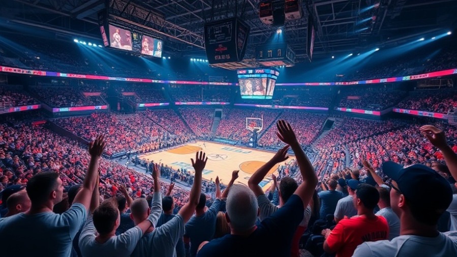 Fans cheering in arena during thrilling basketball highlights and NBA top moments.