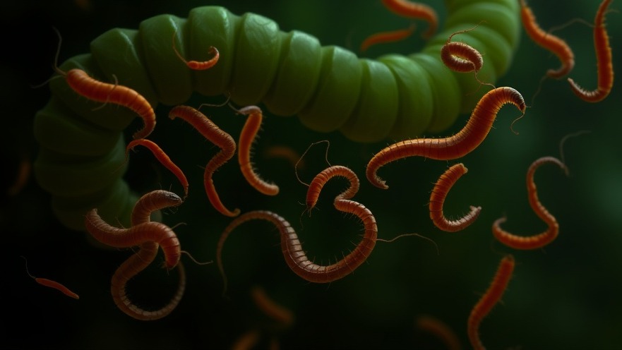 Middle-aged man discussing hidden signs of parasites
