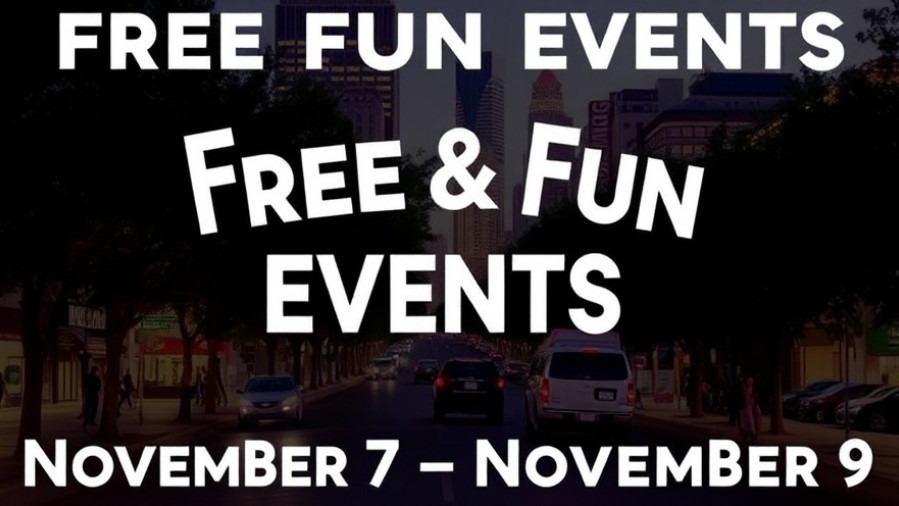 Free and fun weekend events in Houston, November 7-9, family fun Houston