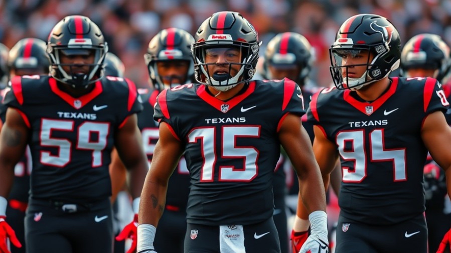 Nico Collins and Jonathan Taylor in black jerseys showcasing NFL rivalries.