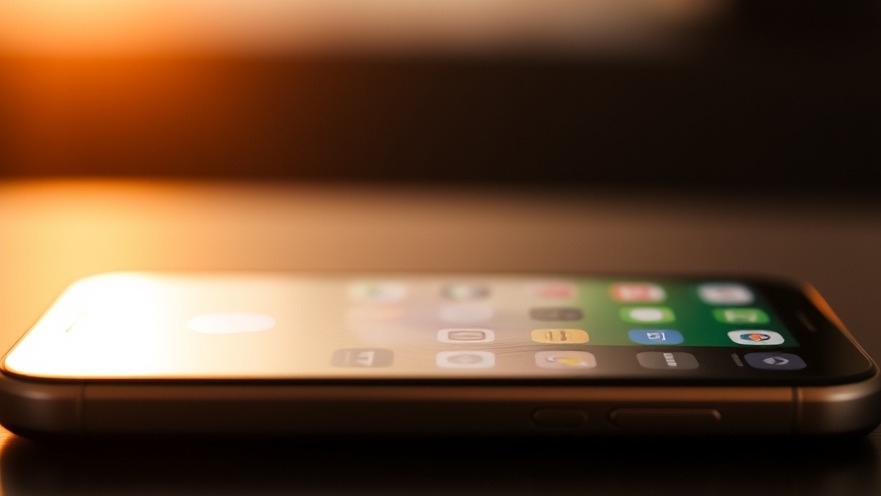 iPhone showcasing cutting-edge consumer technology in Houston for personal finance apps.