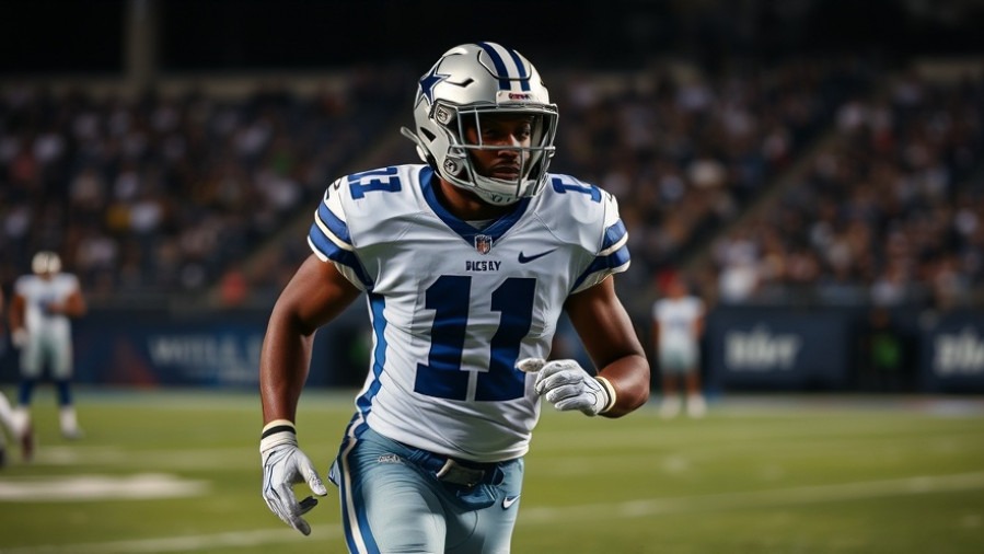 Cowboys football player Trevon Diggs showcasing injury updates and defense adjustments.