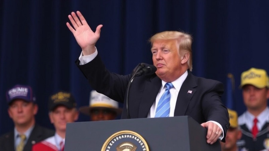 Trump discussing current events in USA and U.S. foreign relations.