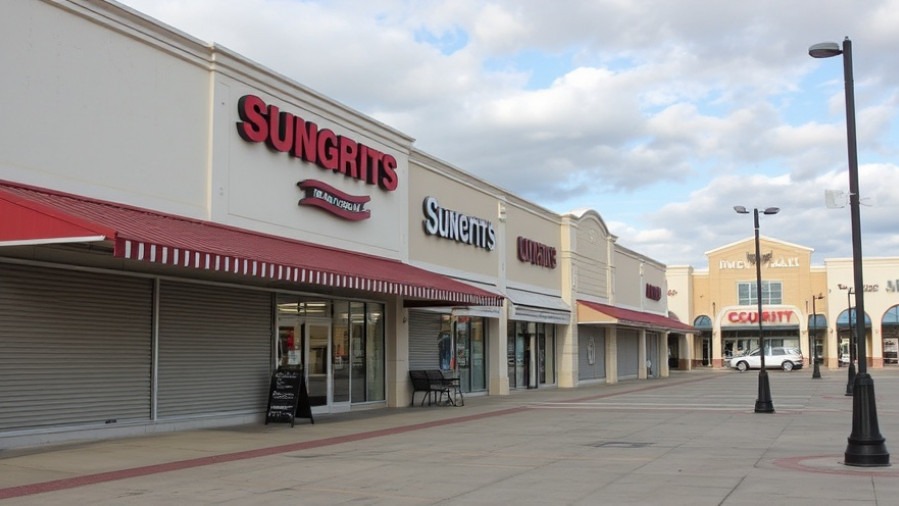 Shuttered businesses in a Frisco strip mall highlighting local business news.