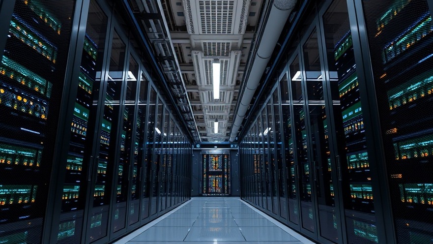Modern data center showcasing technological advancements impacting the Texas economy.