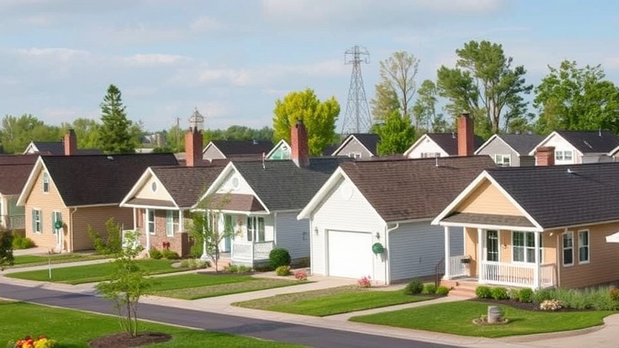 Smaller homes in a neighborhood reflecting housing market trends and homebuyer opportunities.