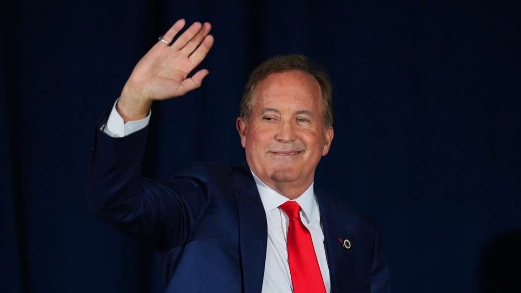 Ken Paxton wins Texas Senate primary, delivers speech at rally.